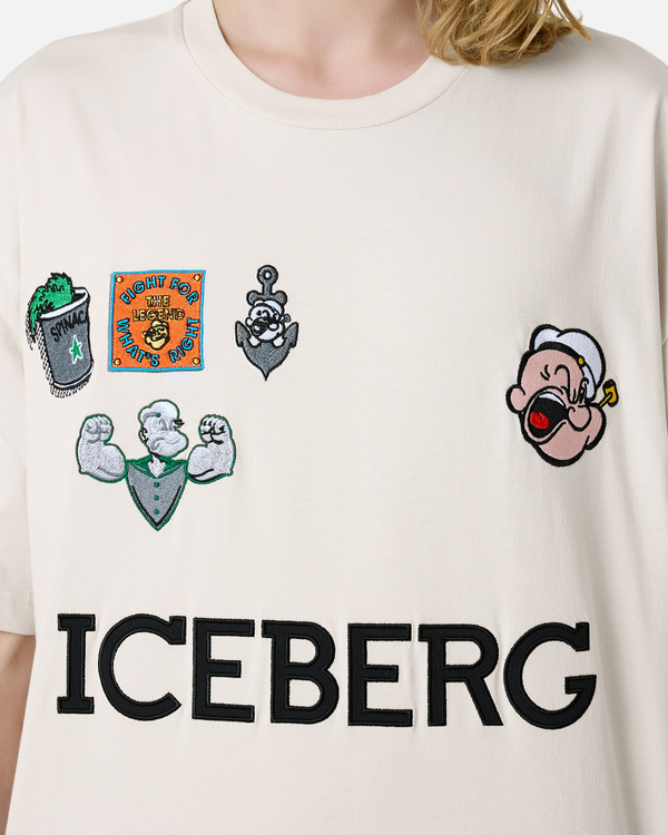 Popeye patch T-shirt - Iceberg - Official Website