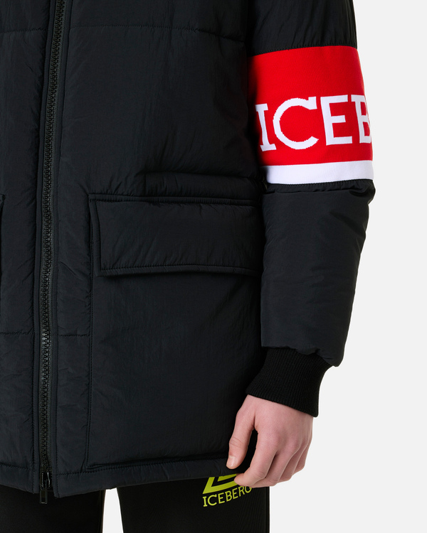 Logo nylon down jacket - Iceberg - Official Website