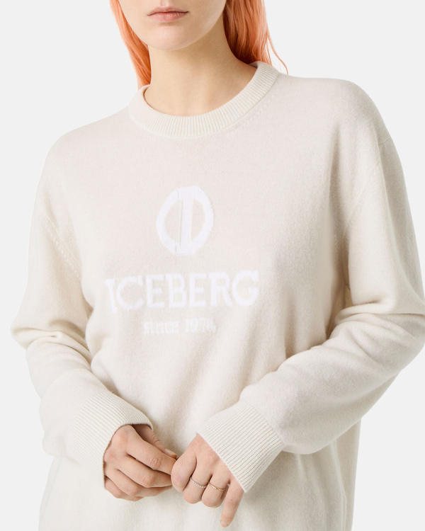 Dust heritage logo sweater - Iceberg - Official Website