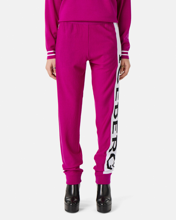 Jogging bottoms with institutional logo - Iceberg - Official Website
