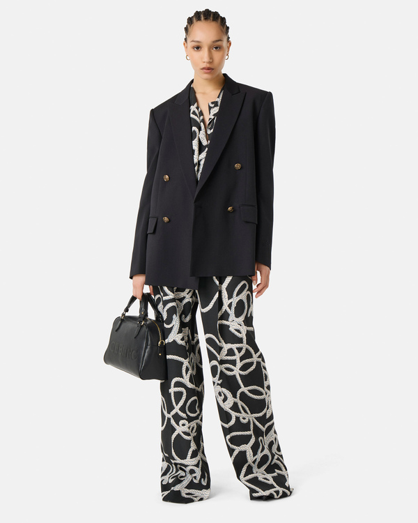 All-over rope print wide leg trousers - Iceberg - Official Website