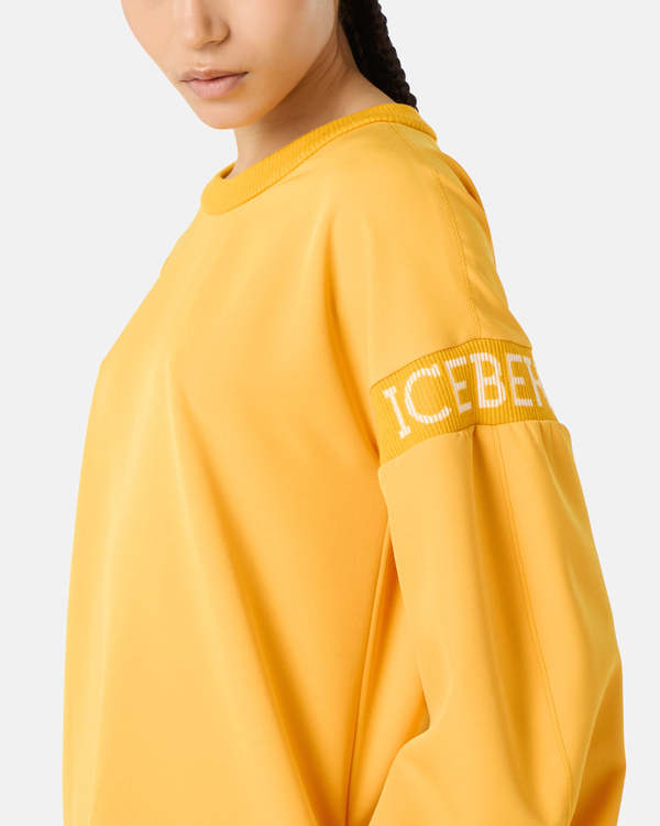 Sweatshirt dress with institutional logo - Iceberg - Official Website