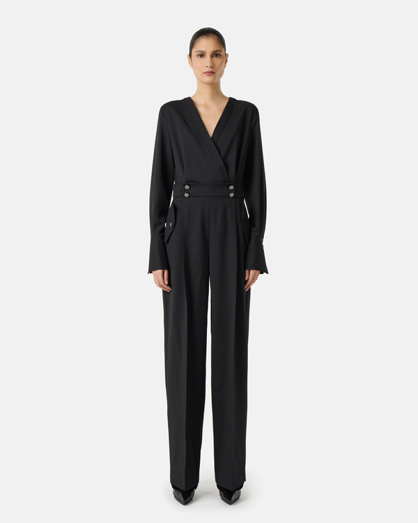 Jumpsuit with logo button details - Iceberg - Official Website