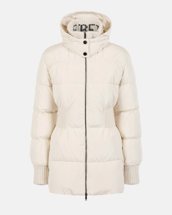 Midi down jacket with logo - Iceberg - Official Website
