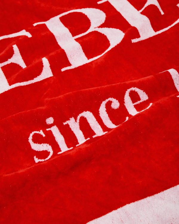 Heritage logo red beach towel - Iceberg - Official Website