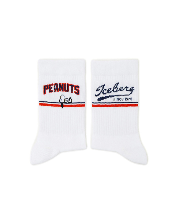 White Peanuts socks - Iceberg - Official Website