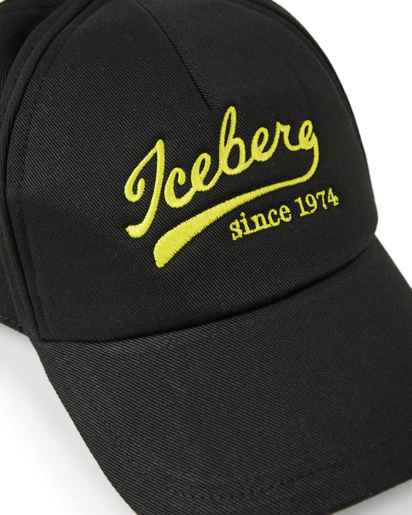 Black Iceberg logo baseball cap - Iceberg - Official Website
