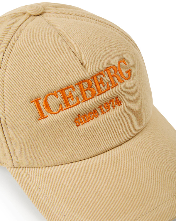 Heritage logo beige baseball cap - Iceberg - Official Website