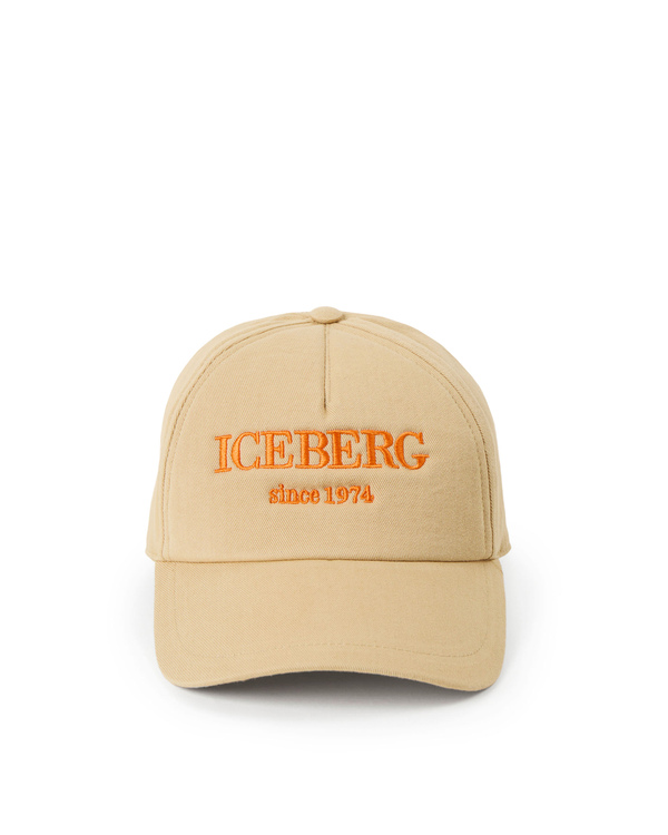 Heritage logo beige baseball cap - Iceberg - Official Website