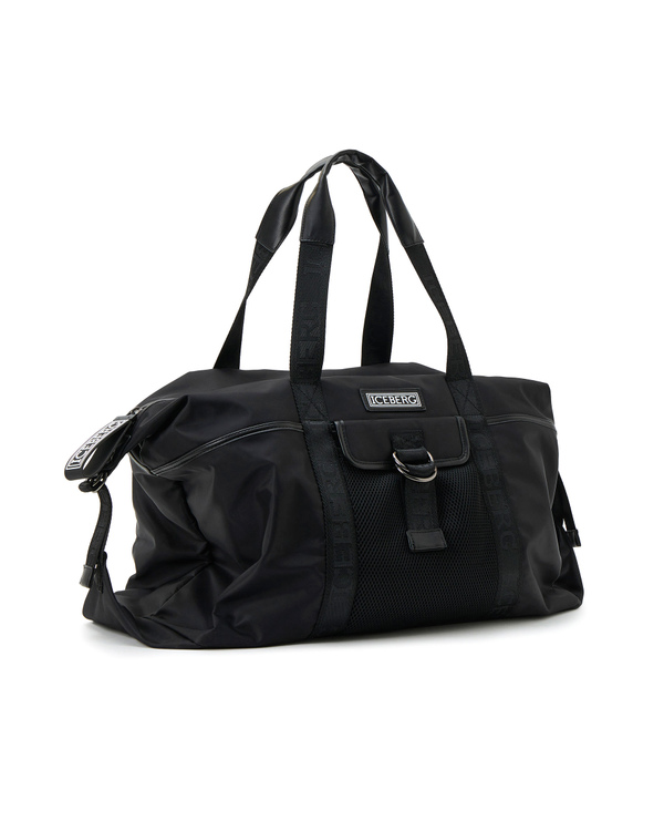 Black gym bag with logo - Iceberg - Official Website
