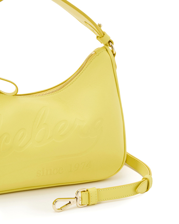 Yellow shoulder bag with baseball logo - Iceberg - Official Website