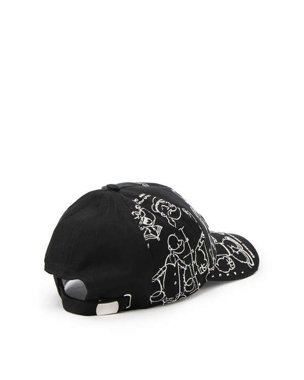 Black baseball cap with Popeye print - Iceberg - Official Website