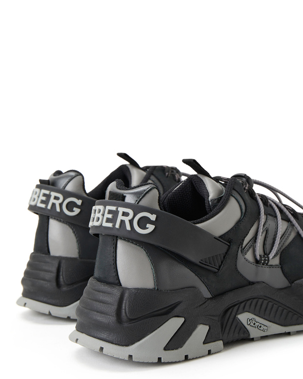 Sneakers uomo nere e grigie - Iceberg - Official Website