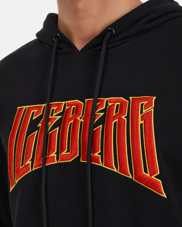 Men's extreme fit hoodie with Iceberg Rock logo - Iceberg - Official Website