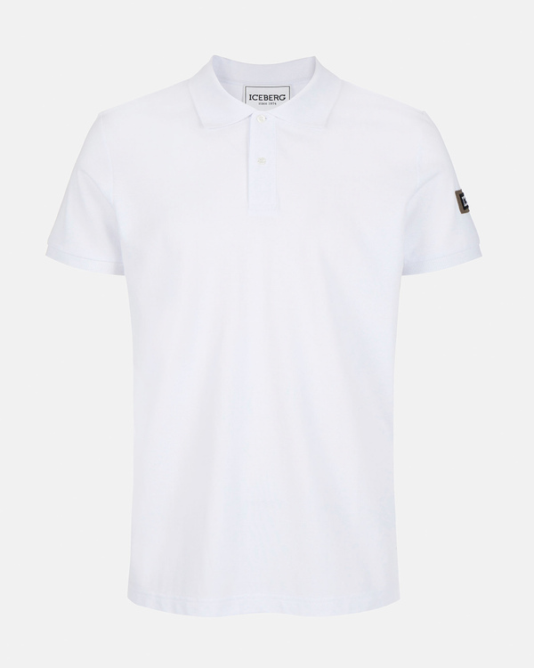 Men's white polo shirt - Iceberg - Official Website