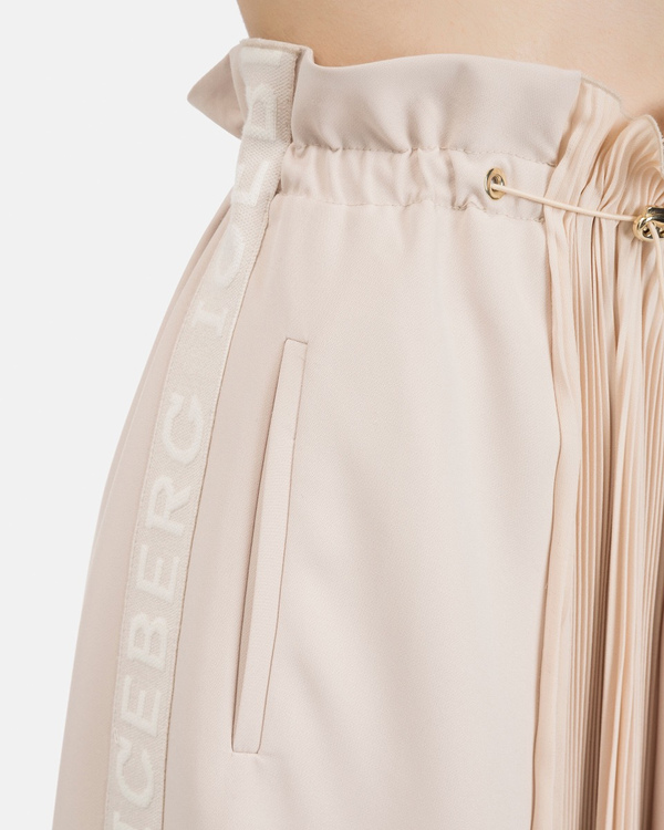 Women's powder pink paperbag skirt - Iceberg - Official Website