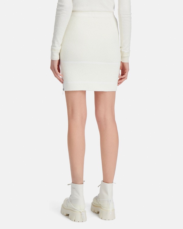 Women's white wool mini skirt - Iceberg - Official Website