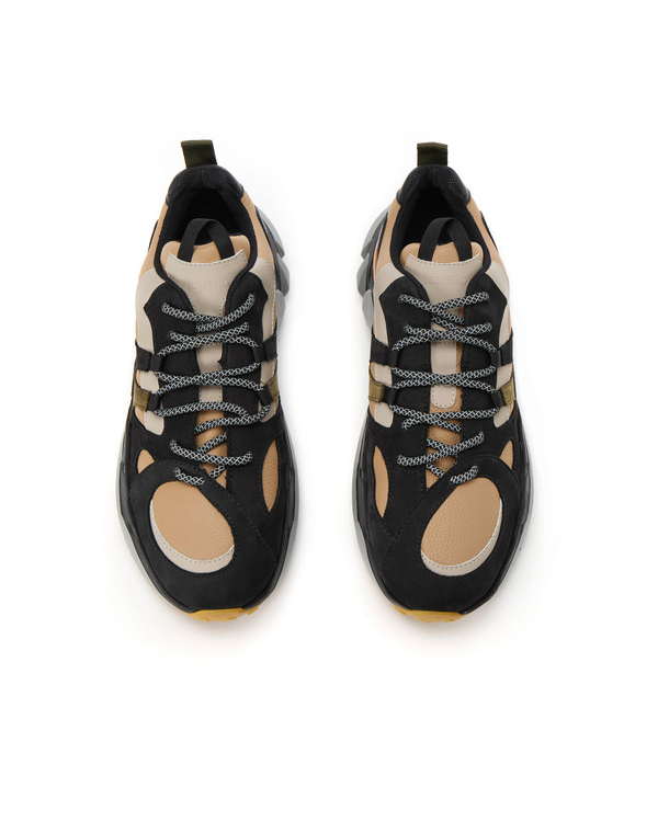 Men's brown Spyder Look sneakers - Iceberg - Official Website