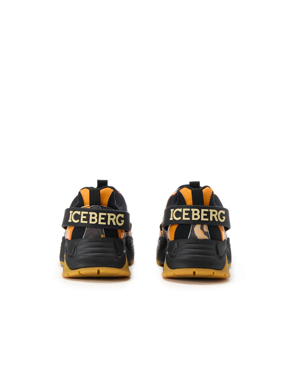 Men's camo Kakkoi sneakers - Iceberg - Official Website