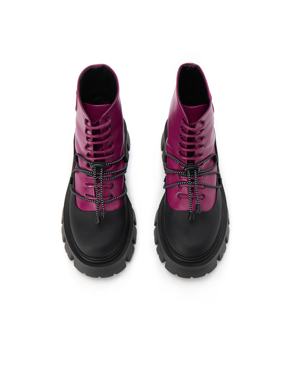 Women's Sun cyclamen combat boots - Iceberg - Official Website