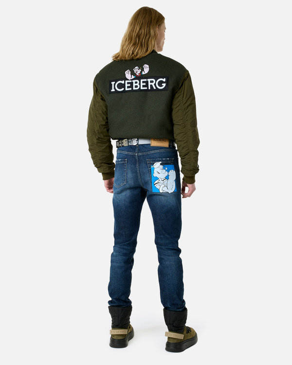 Pantalone denim tasca Popeye - Iceberg - Official Website