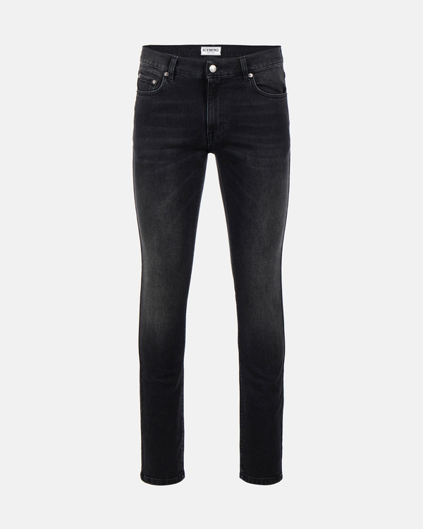 Five-pocket skinny denim jeans - Iceberg - Official Website