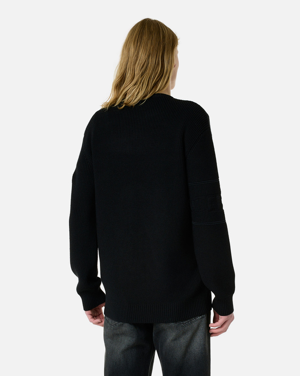 Black crew neck sweater - Iceberg - Official Website