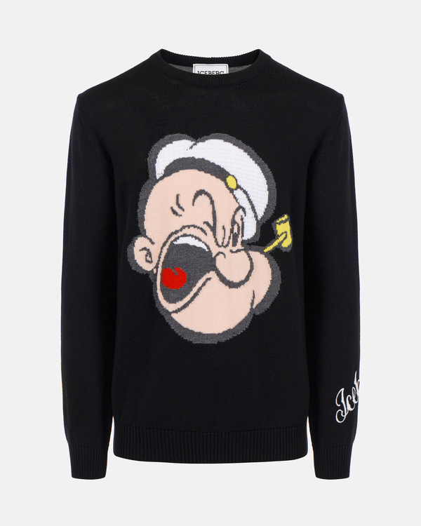 Popeye black sweater - Iceberg - Official Website