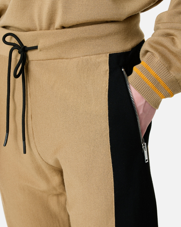Beige joggers with institutional logo - Iceberg - Official Website