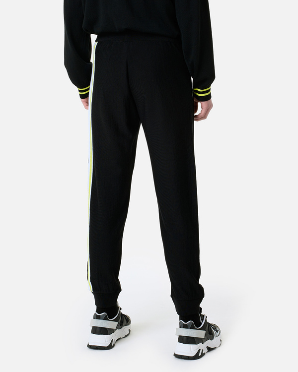 Black joggers with institutional logo - Iceberg - Official Website