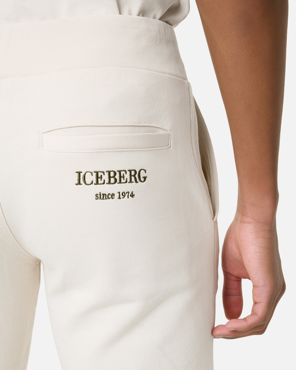 Joggers bianchi logo heritage - Iceberg - Official Website