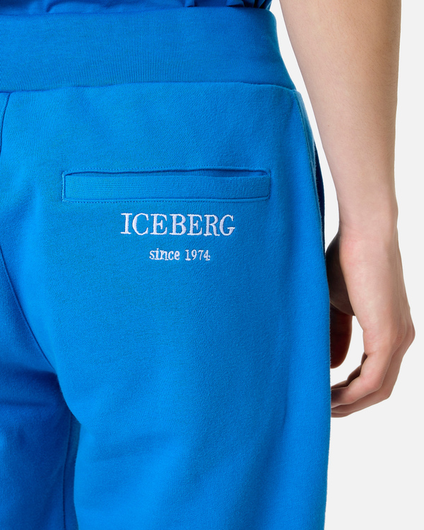 Joggers bluette logo heritage - Iceberg - Official Website