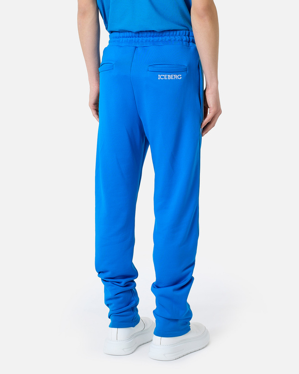 Pantalone bluette righe laterali - Iceberg - Official Website