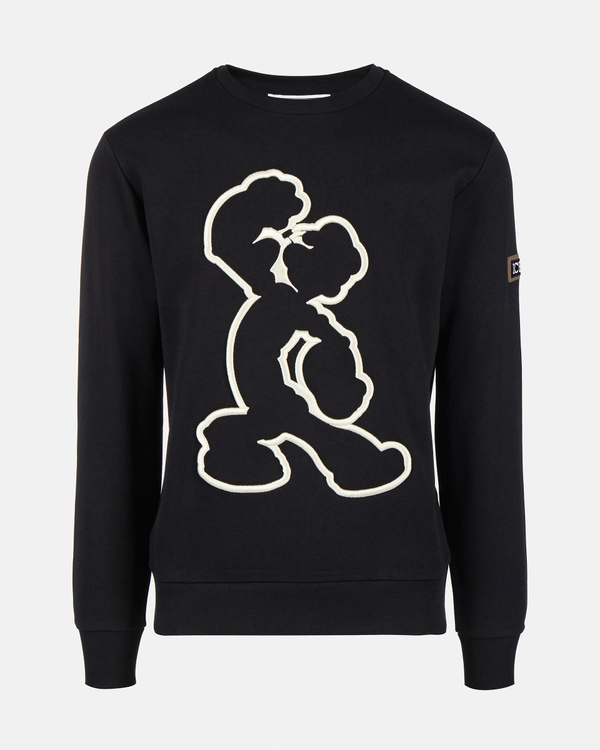 Popeye outline black sweater - Iceberg - Official Website