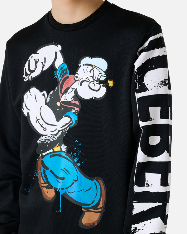 Popeye black sweatshirt - Iceberg - Official Website