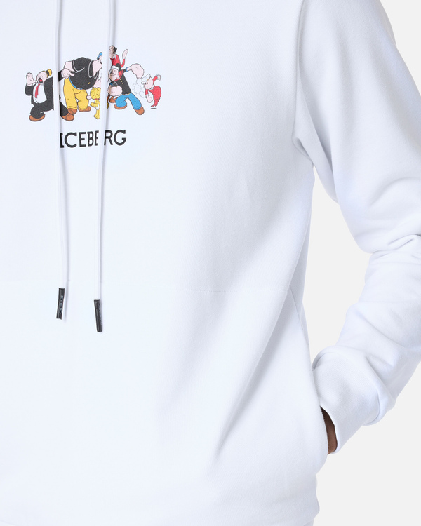 Felpa cappuccio Popeye's crew - Iceberg - Official Website