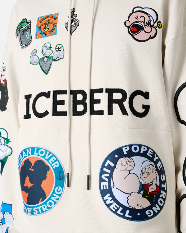 Felpa Patchwork Popeye - Iceberg - Official Website