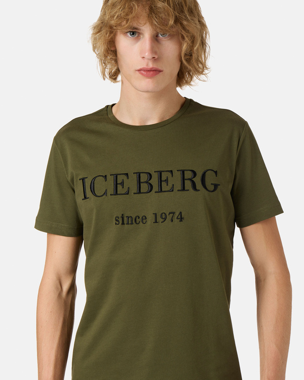 Sage heritage logo t-shirt - Iceberg - Official Website