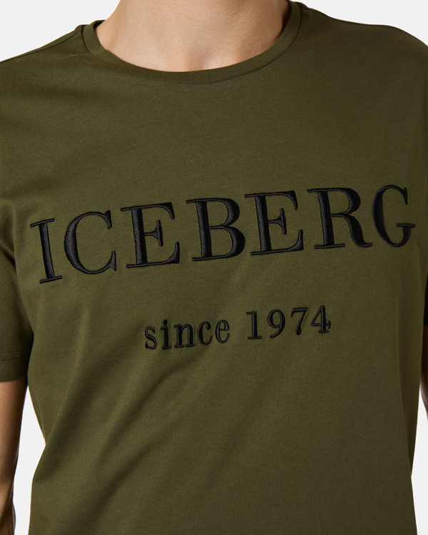 Sage heritage logo t-shirt - Iceberg - Official Website