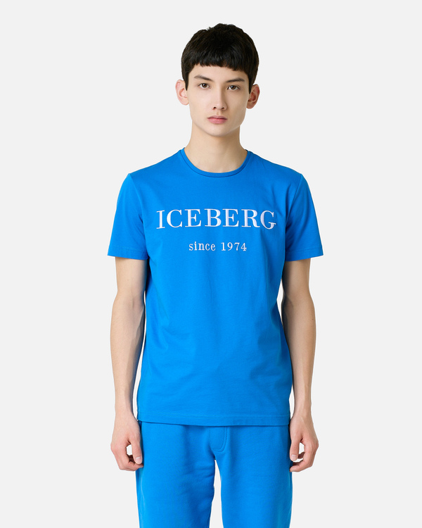 T-shirt bluette logo heritage - Iceberg - Official Website