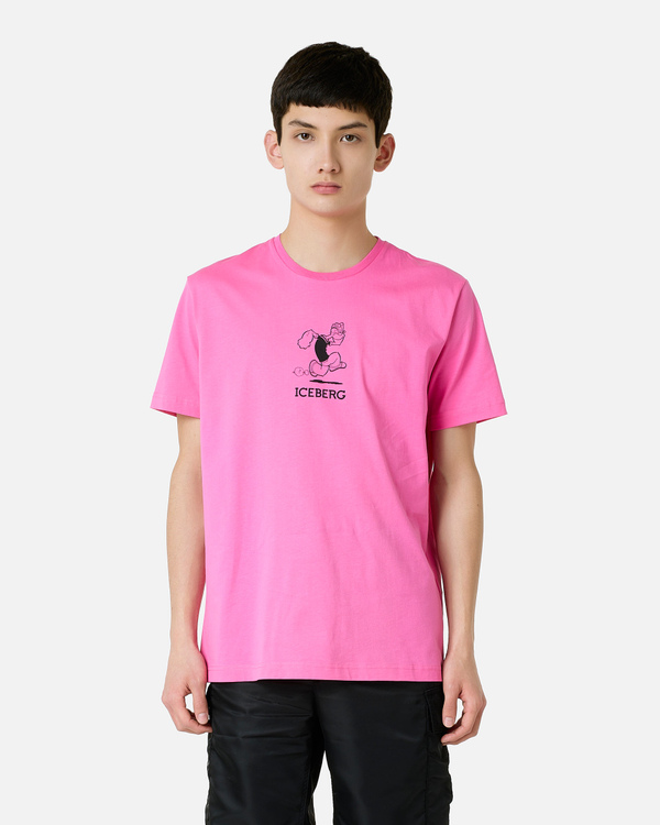 T-shirt fucsia Popeye - Iceberg - Official Website
