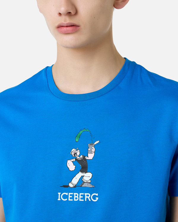 T-shirt bluette Popeye - Iceberg - Official Website