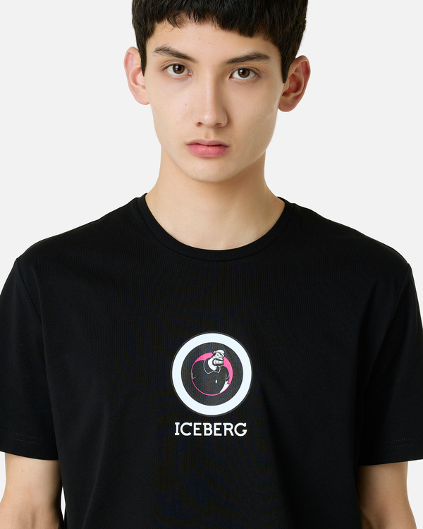 T-shirt nera Popeye - Iceberg - Official Website