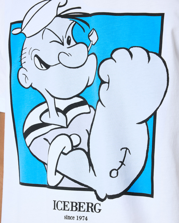 Popeye heritage logo T-shirt - Iceberg - Official Website