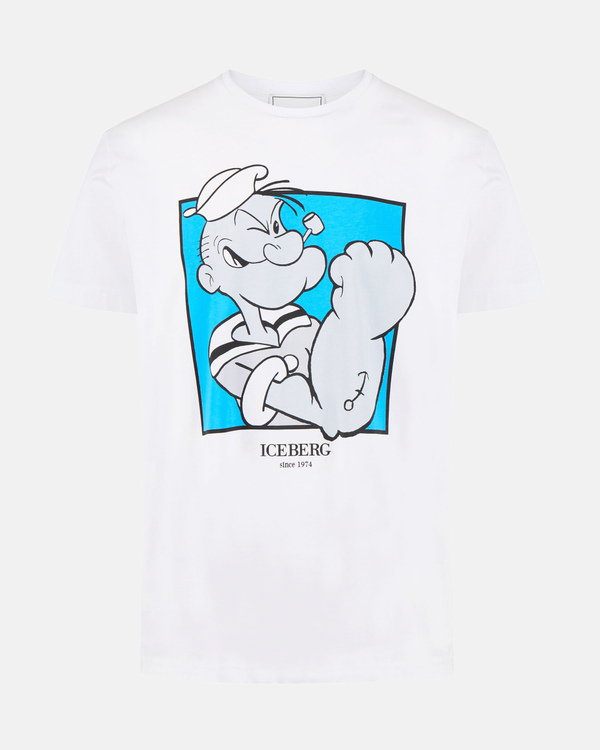 Popeye heritage logo T-shirt - Iceberg - Official Website
