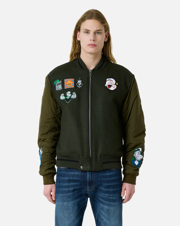 Popeye patch bomber jacket - Iceberg - Official Website