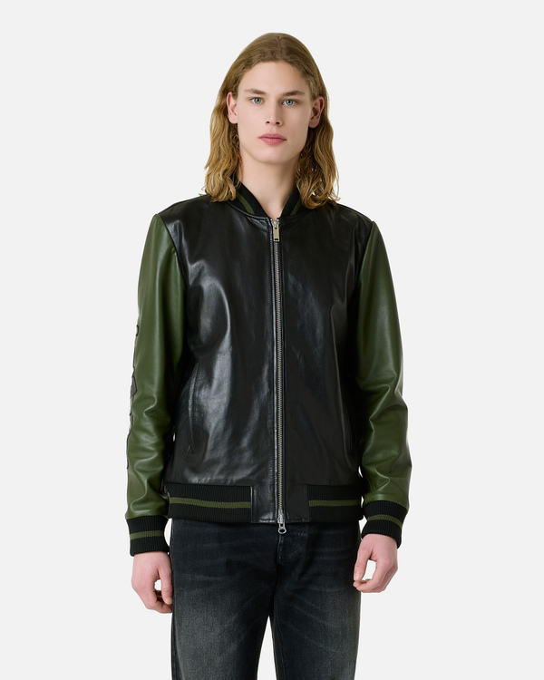 Popeye leather bomber jacket - Iceberg - Official Website