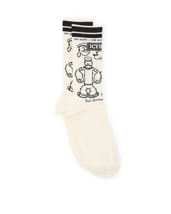 Popeye outline socks - Iceberg - Official Website