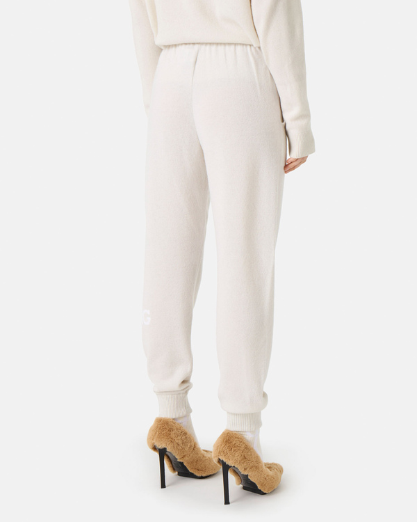 White jogging pants with heritage logo - Iceberg - Official Website