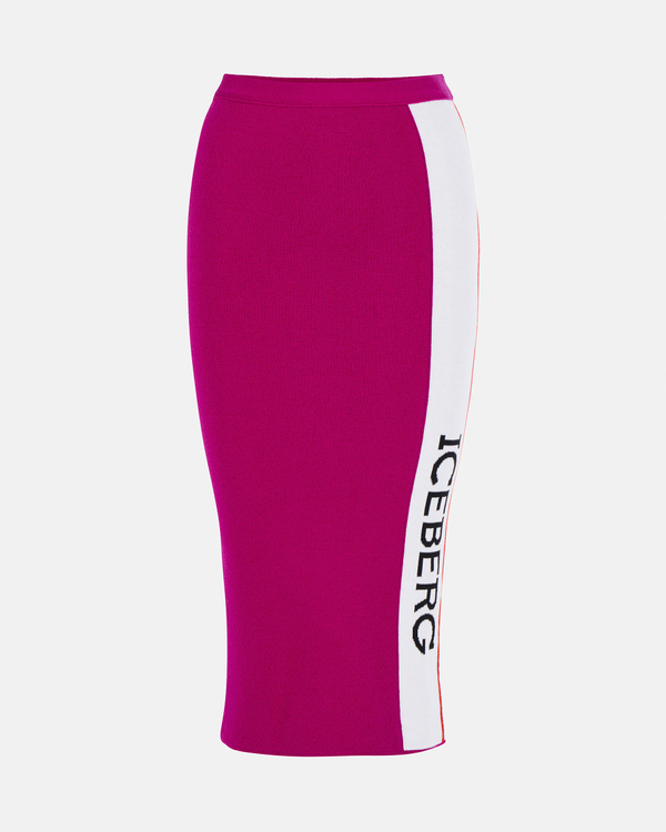 Pencil skirt with institutional logo - Iceberg - Official Website